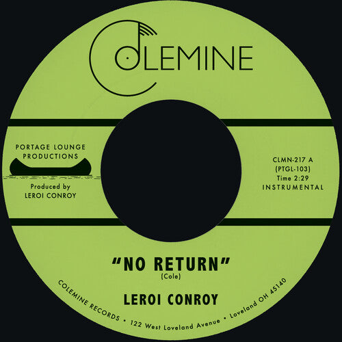 Conroy,leroi - No Return B/w Path Of Man - Vinyl Record