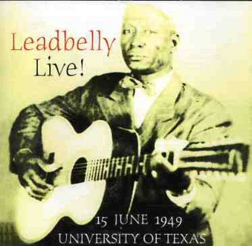 Leadbelly - Leadbelly Live - Music CD