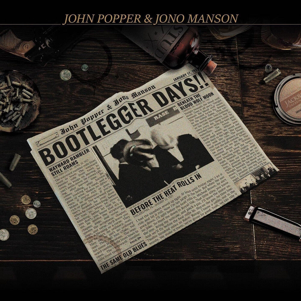 John Popper - Bootlegger Days [Colored Vinyl] (Gol) Vinyl Record