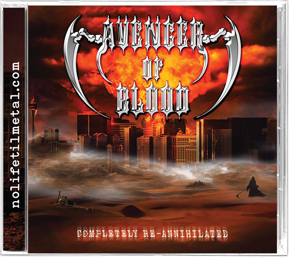 the album cover for Avenger Of Blood - Completely Re-Annihilated [Limited Edition]
