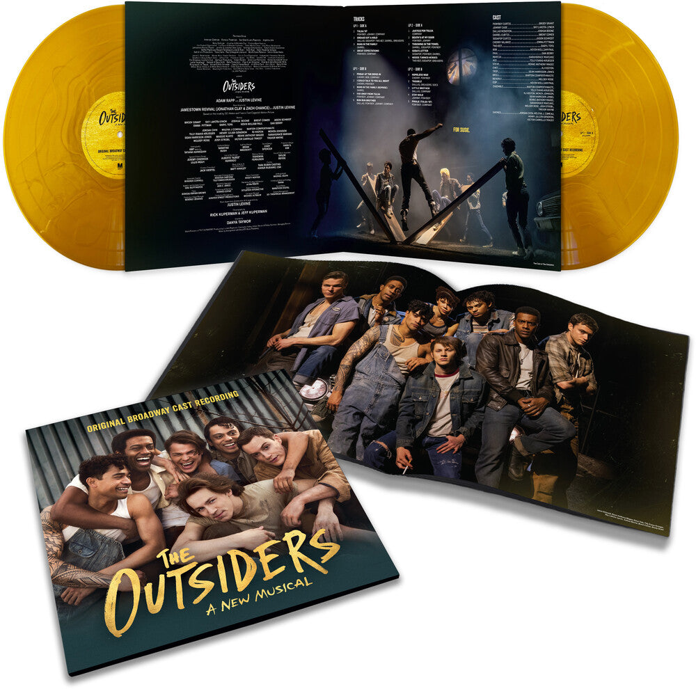 Outsiders - New Musical / O.B.C.R. (Stay Gold Ver) - The Outsiders - A New Musical (Orignal Broadway Cast Recording) [Stay  Gold Version 2LP] Vinyl Record