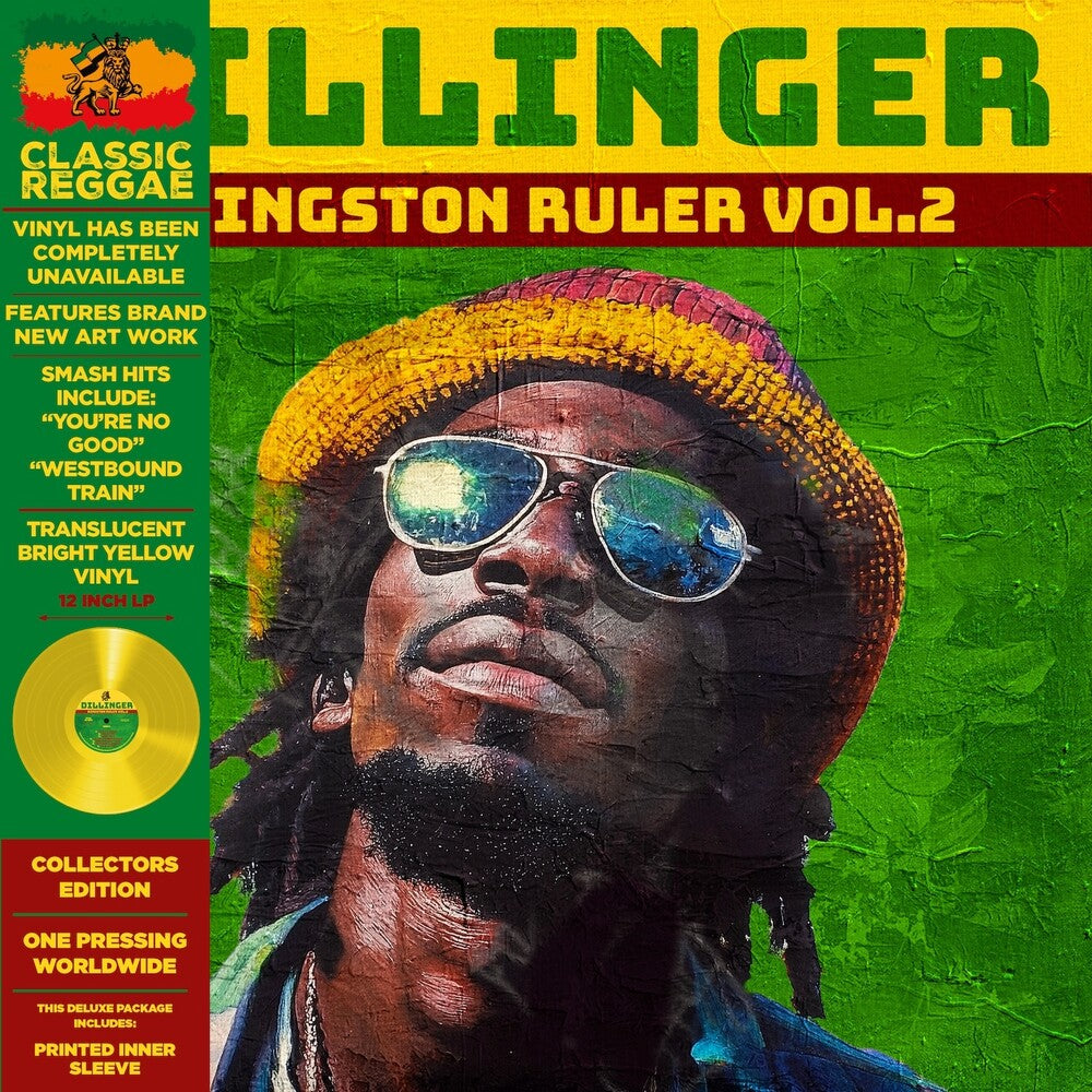Dillinger - Kingston Ruler Vol.2 - Yellow [LP] Vinyl Record