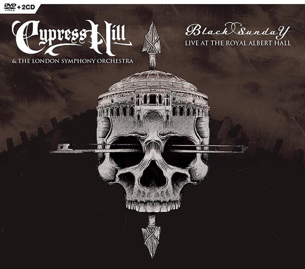the album cover for Cypress Hill & the London Symphony Orchestra - Black Sunday Live At The Royal Albert Hall
