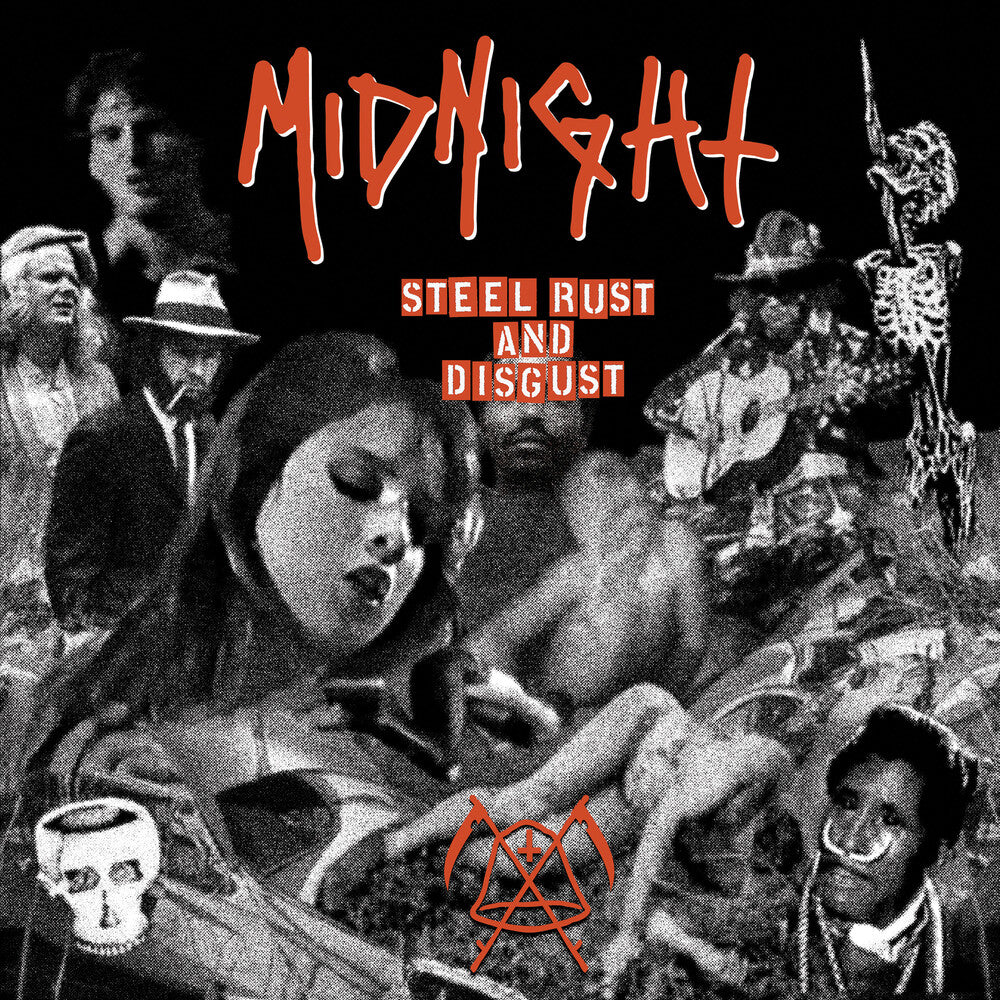 the album cover for Midnight - Steel, Rust and Disgust [Compact disc]