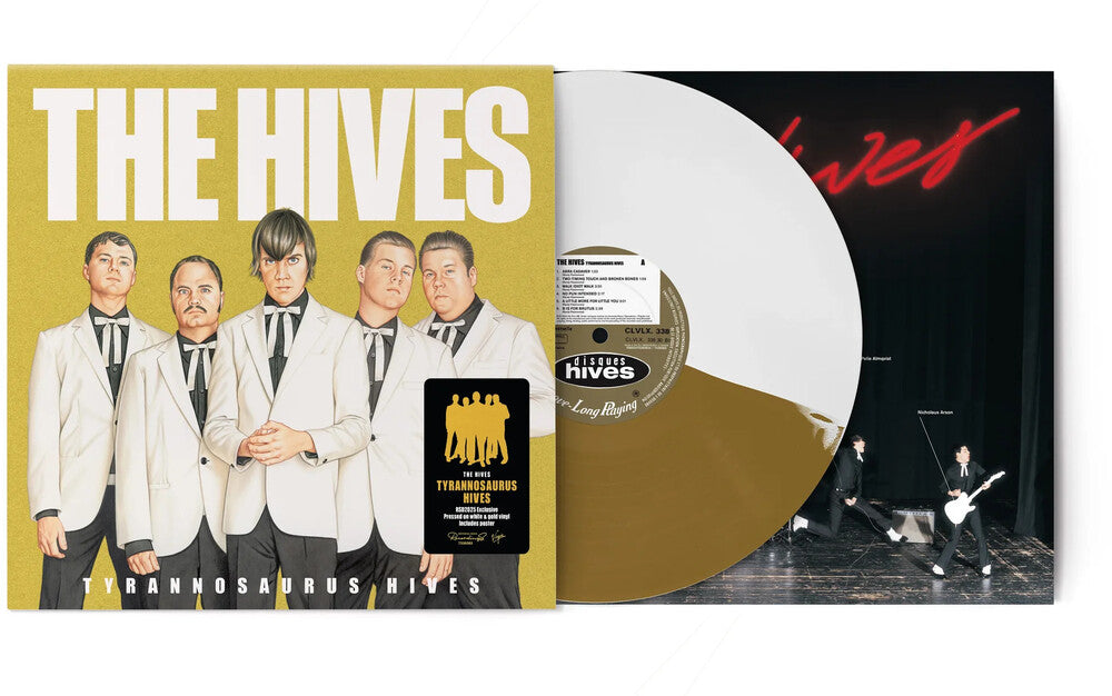 Hives - Tyrannosaurus Hives [Colored Vinyl] (Gol) [Limited Edition] (Wht) (Uk) Vinyl Record