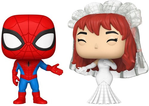 Pop Marvel Superhero Couples - Pop Superhero Couples Spider Man & Mary Jane 2pk - Collectibles