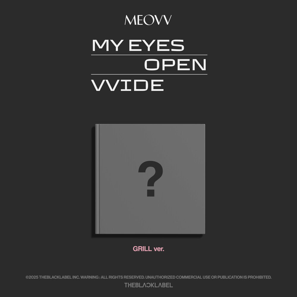 the album cover for Meovv - Meovv 1st Ep Album My Eyes Open Vvide [GRILL ver.]