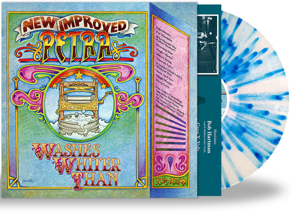 Washes Whiter Than (Blue) [Colored Vinyl] [Clear Vinyl] [Limited Edition] Vinyl Record