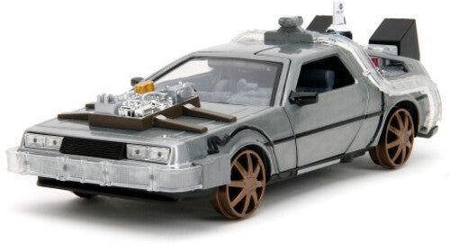 1:24 Bttf - Time Machine W/rail Wheels - 1:24 Bttf - Time Machine W/rail Wheels - Collectibles