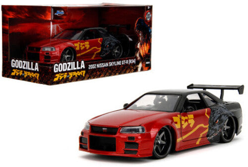 1:24 Hwr Godzilla - '02 Nissan Skyline Gt-r - (veh - 1:24 Hwr Godzilla - '02 Nissan Skyline Gt-r - (veh - Collectibles