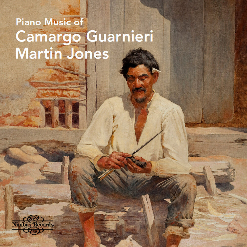 the album cover for Martin, Jones / Guarnieri - Piano Music of Camargo Guarnieri