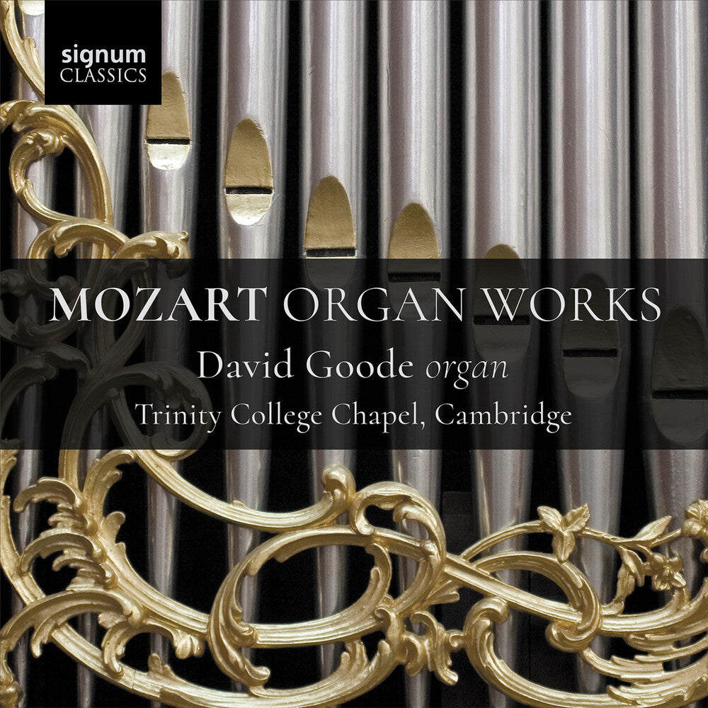 the album cover for David, Goode / Mozart - Mozart Organ Works