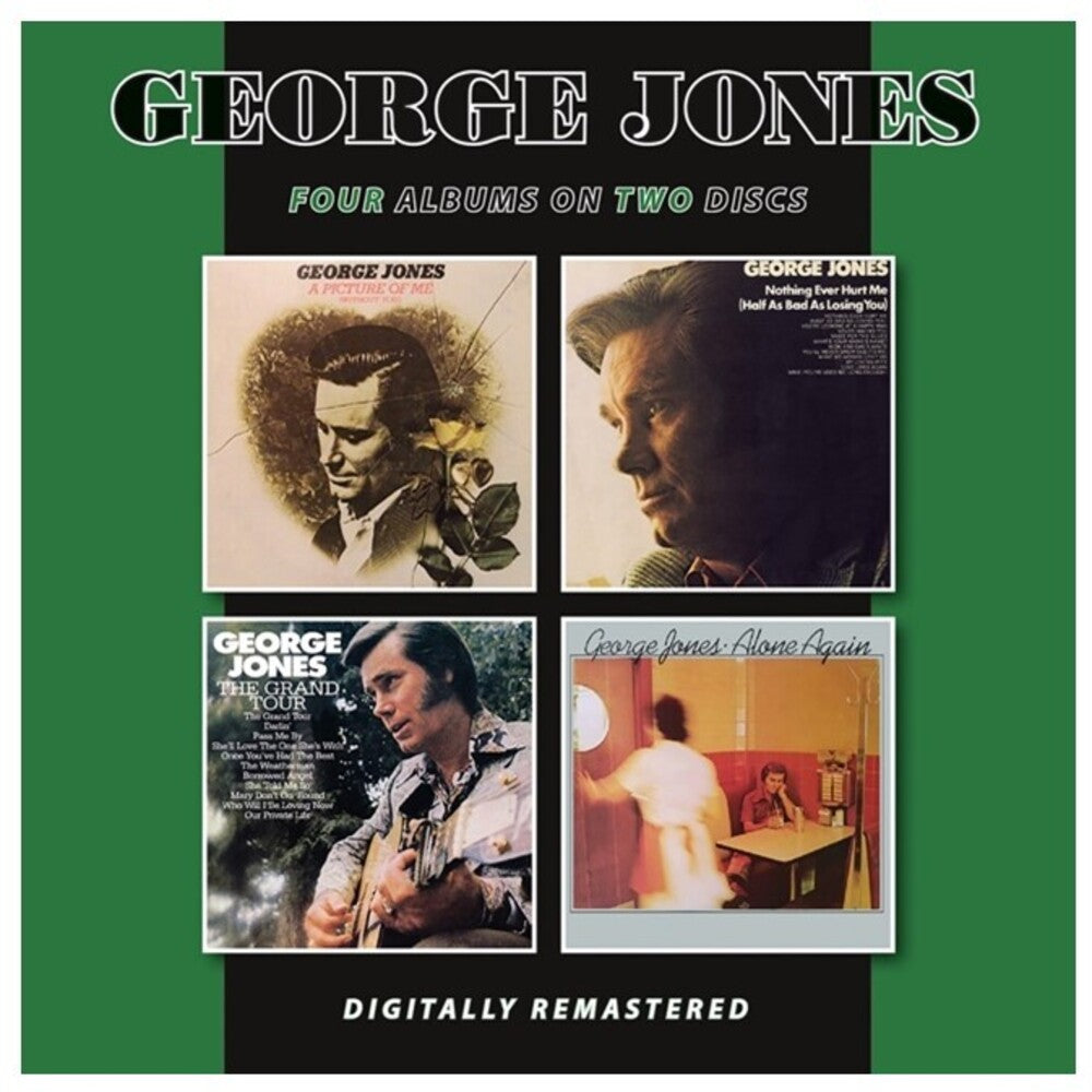 the album cover for George Jones - Picture Of Me (Without You) / Nothing Ever Hurt Me