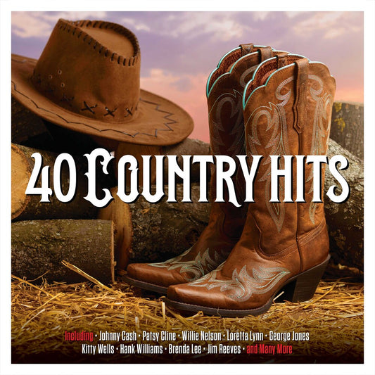 the album cover for 40 Country Hits / Various (Uk) - 40 Country Hits / Various (Uk)