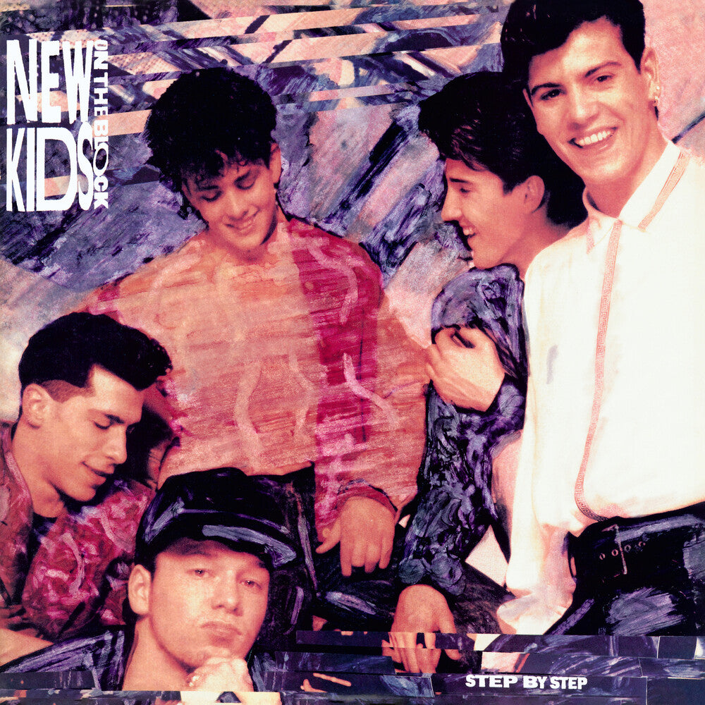 the album cover for New Kids On The Block - Step By Step