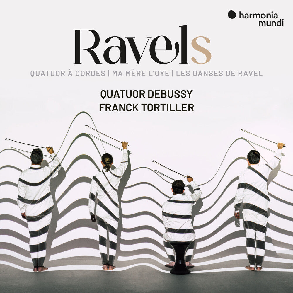 the album cover for Quatuor Debussy  / Tortiller,Franck - Ravels