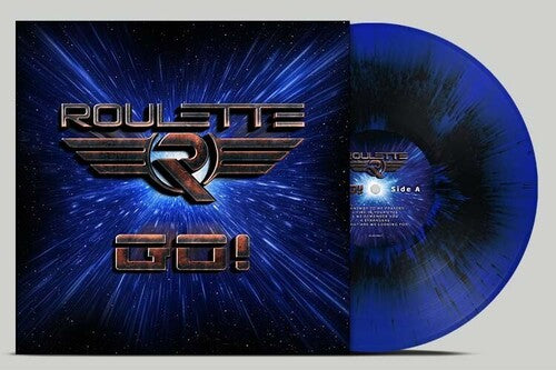 Roulette - Go - Blue/black Splatter - Vinyl Record