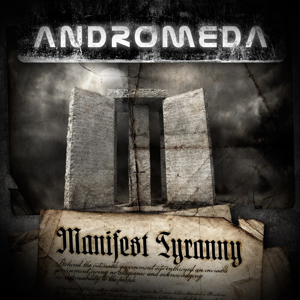 the album cover for Andromeda - Manifest Tyranny [Reissue]