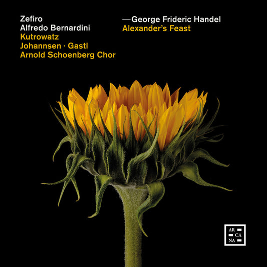 the album cover for Miriam Kutrowatz  / Johannsen,Daniel - Handel: Alexander's Feast