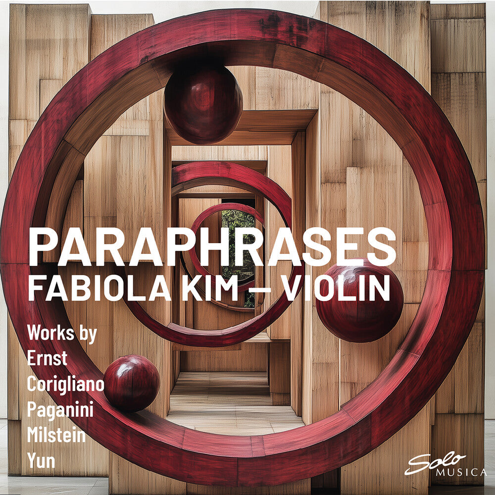 the album cover for Fabiola Kim - Paraphrases
