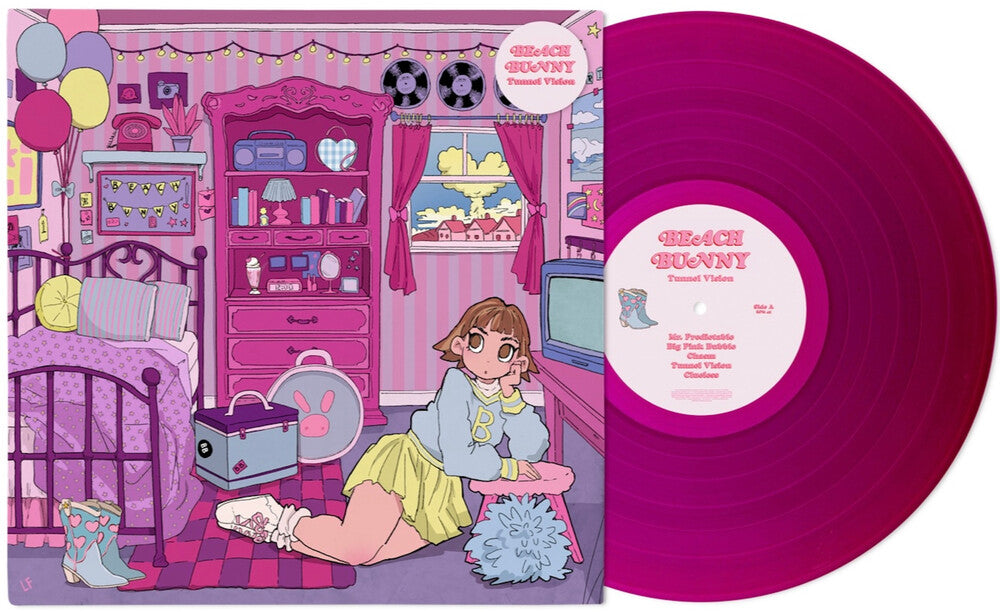 Beach Bunny - Tunnel Vision [Magenta Colored Vinyl] Vinyl Record