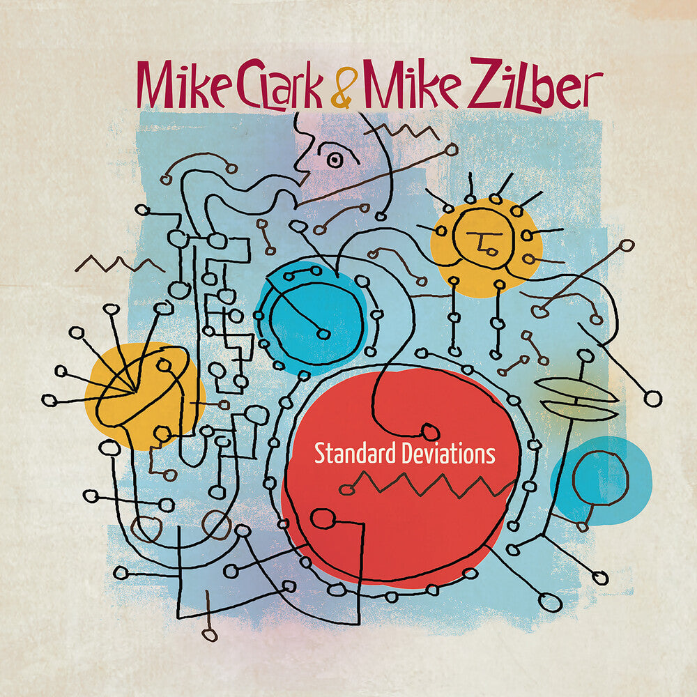 the album cover for Clark, Mike / Zilber, Mike - Standard Deviations