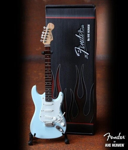 Axe Hvn Fs007 Fender Strat Sonic Blue Mini Gtr - Axe Hvn Fs007 Fender Strat Sonic Blue Mini Gtr - Collectibles