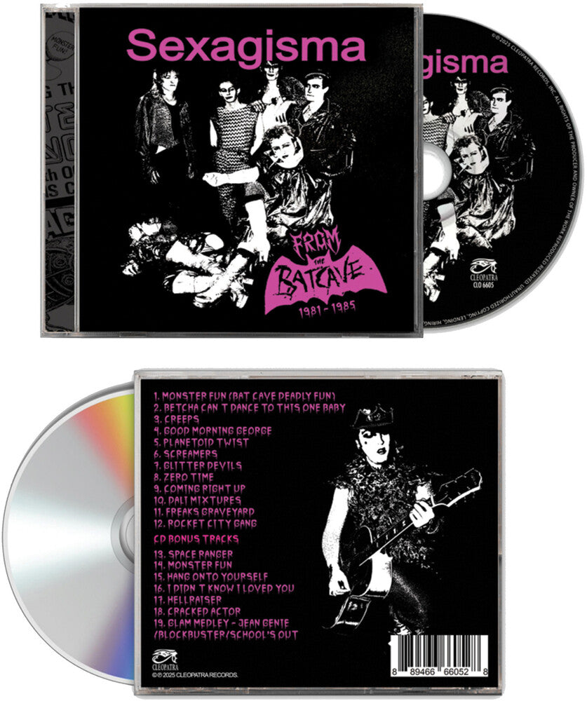 the album cover for SEXAGISMA - FROM THE BATCAVE 1981-1985 -  [CD]
