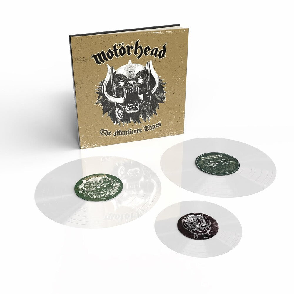 Motörhead - Manticore Tapes [Deluxe Bookpack] [Clear Vinyl] [Deluxe] Vinyl Record