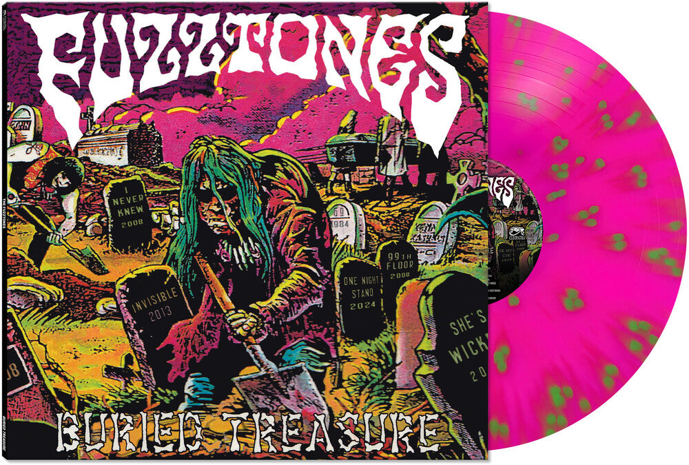 The Fuzztones - Buried Treasure -  [Green/Pink Splatter LP] Vinyl Record
