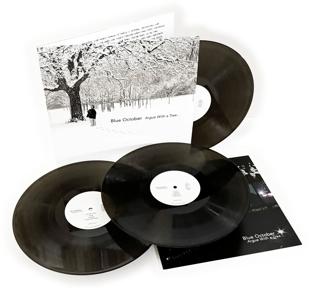 Blue October -  Argue With A Tree - [3 LP Clear Black Vinyl] Vinyl Record