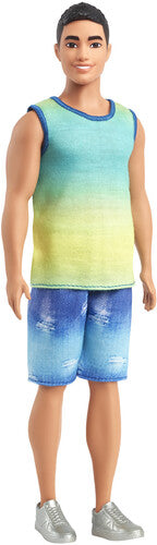 Barbie Ken Fashionista - Barbie Ken Fashionista Black Hair Blue And Green - Collectibles