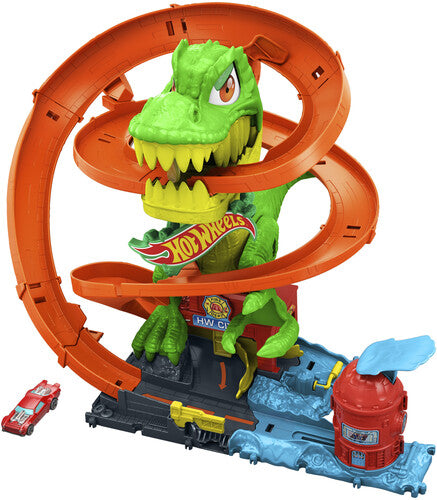 Hot Wheels City - Hot Wheels City T Rex Vs Fire Station - Collectibles