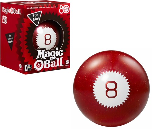Magic 8 Ball - Magic 8 Ball Ruby 80th Anniversary - Collectibles