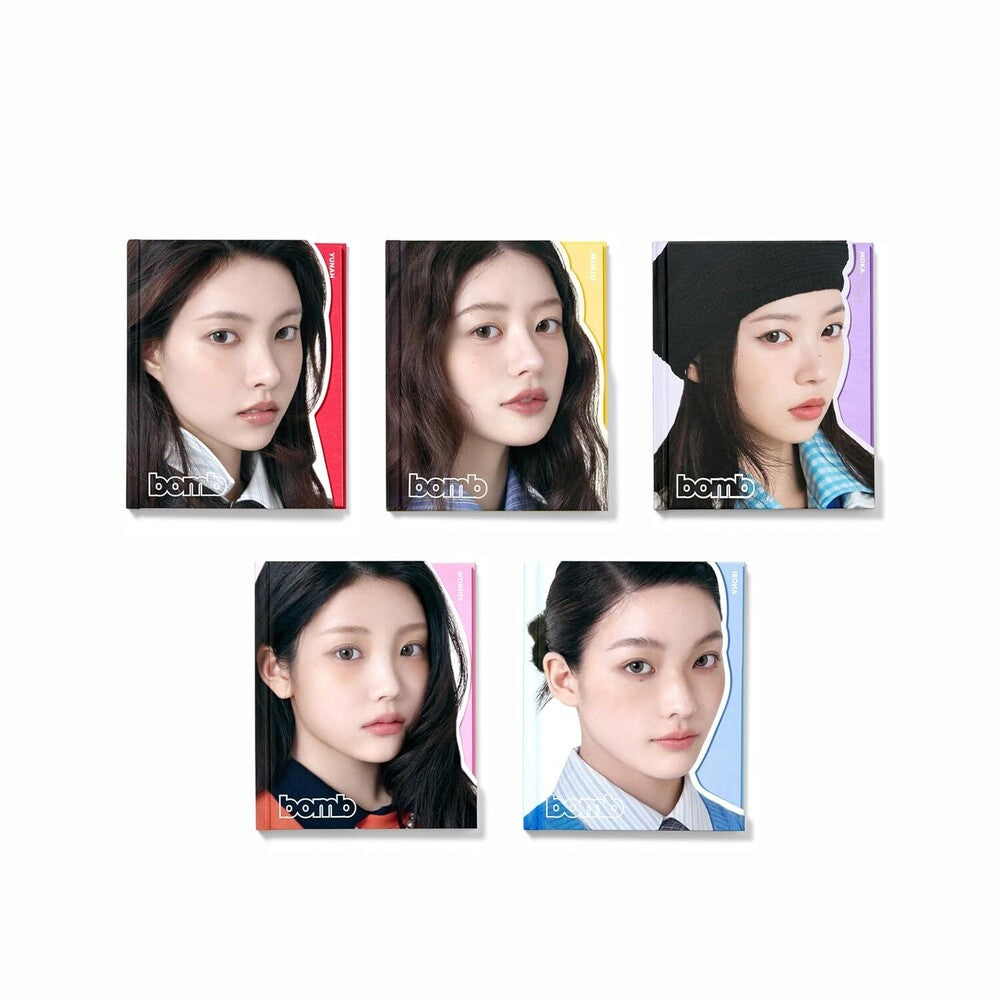 the album cover for ILLIT - Bomb [Gllit Ver.] (Post) (Stic) (Phob) (Phot)