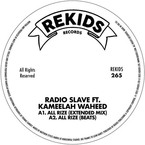 Radio Slave - All Rize - Vinyl Record
