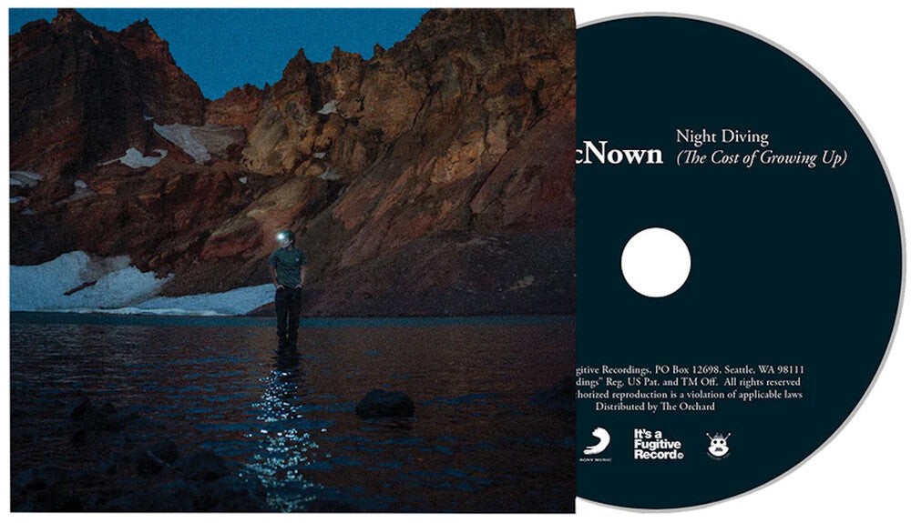 the album cover for Max Mcnown - Night Diving (The Cost of Growing Up)