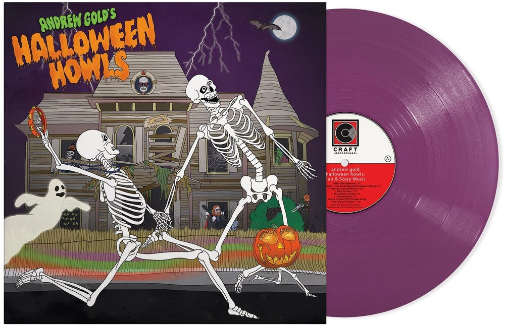 Andrew Gold - Halloween Howls: Fun & Scary Music [Opaque Orchid vinyl] Vinyl Record