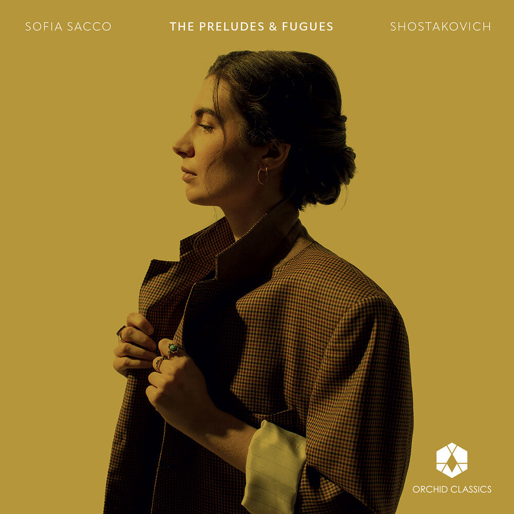 the album cover for Sofia Sacco - Shostakovich: The Preludes & Fugues