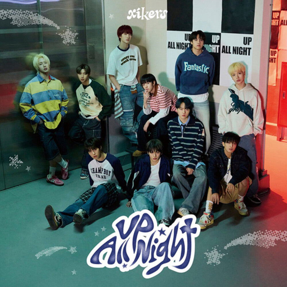 the album cover for Xikers - Up All Night - Version B (Phot) (Jpn)