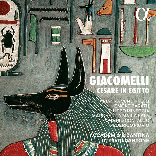 the album cover for Arianna Vendittelli - Giacomelli: Cesare In Egitto