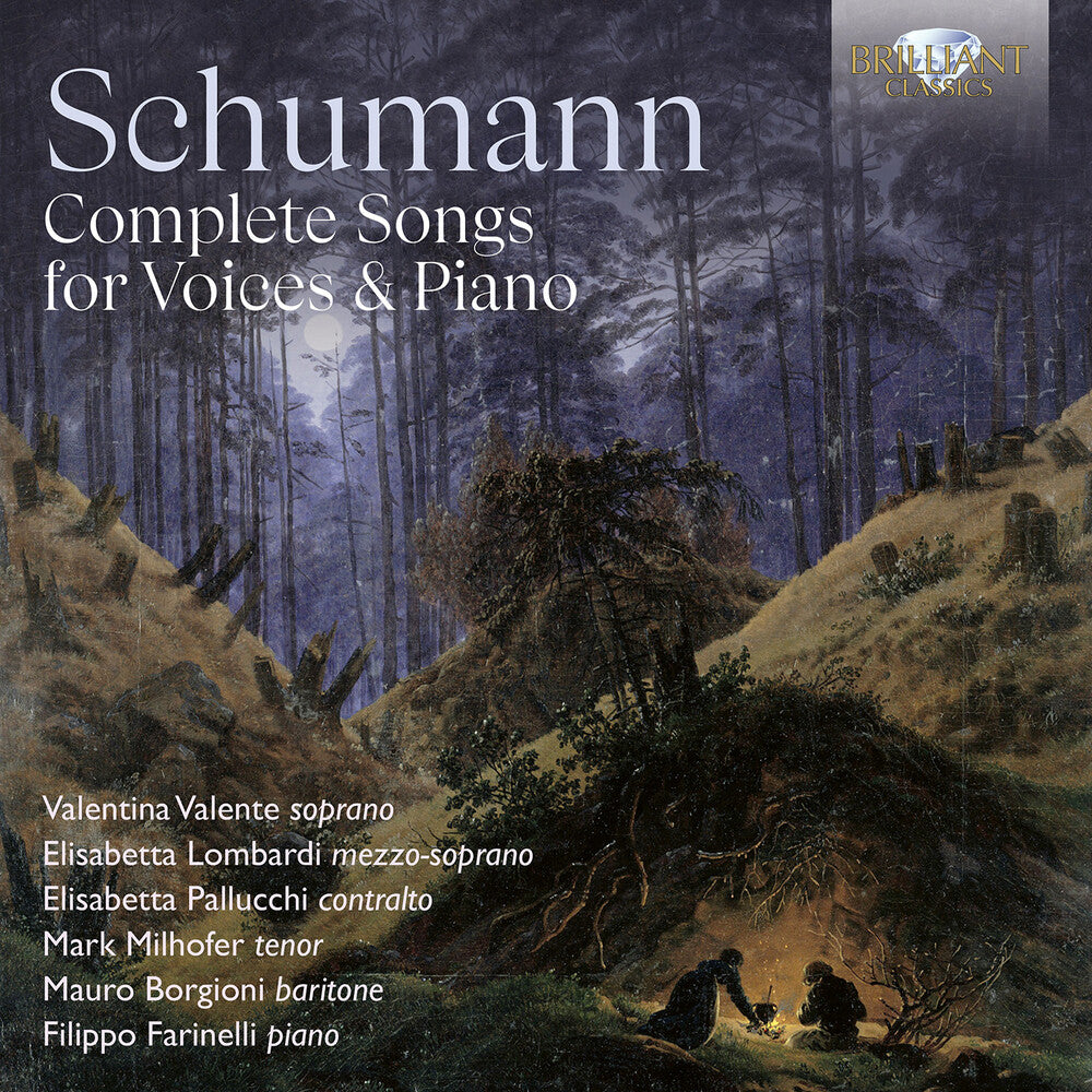 the album cover for Valentina Valente - Schumann: Complete Songs For Various Voices & Pno