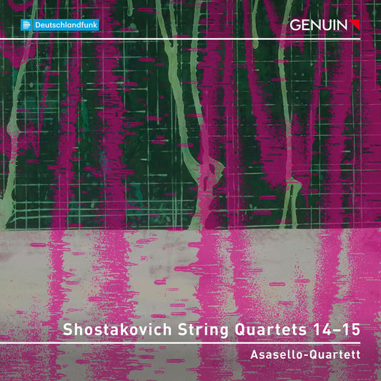 the album cover for Asasello-Quartett - Shostakovich: Str Qrts Nos. 14-15