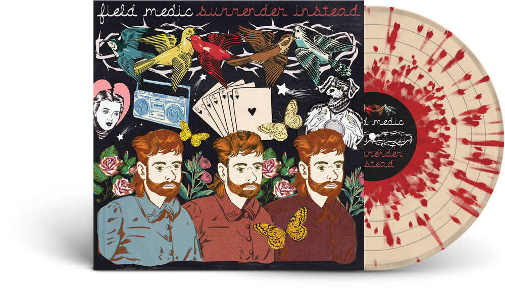 Field Medic - Surrender Instead - Bone/Red Splatter [Colored Vinyl] (Red) Vinyl Record