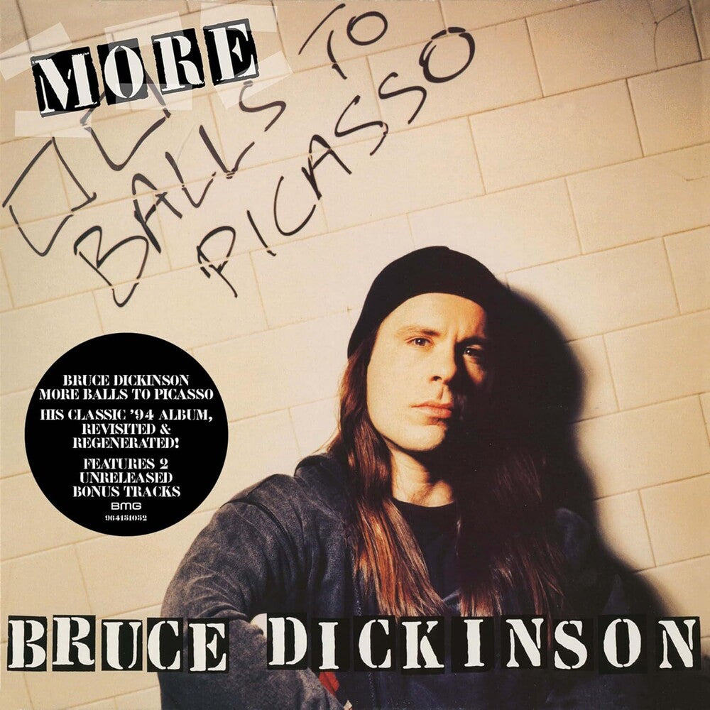 the album cover for Bruce Dickinson - More Balls To Picasso