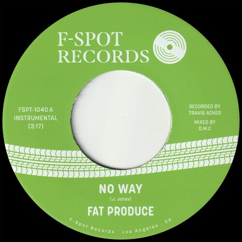 Fat Produce - No Way B/w 54-46 Was My Number - Vinyl Record