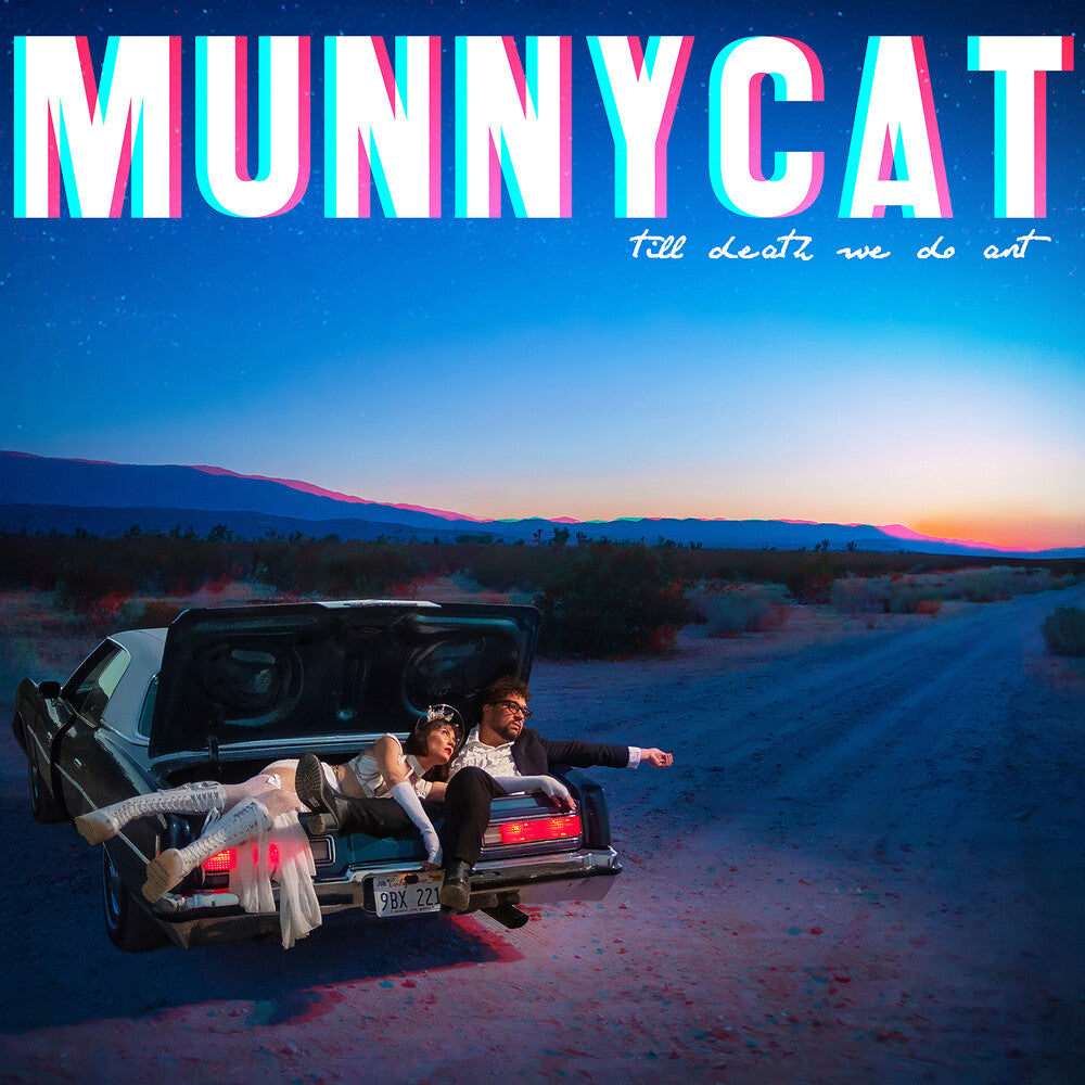 Munnycat - Till Death We Do Art - Split Red/Blue Transparent [LP] Vinyl Record