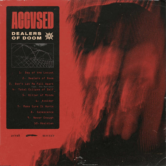 Accvsed - Dealers Of Doom (Blk) [Colored Vinyl] [Limited Edition] (Red) Vinyl Record