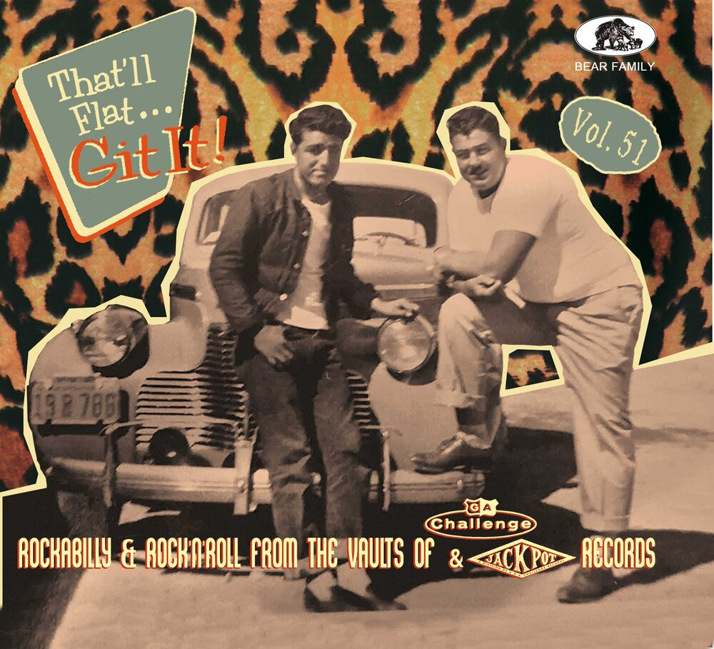 the album cover for That'll Flat Git It Vol. 51: Rockabilly / Various - That'll Flat Git It Vol. 51: Rockabilly / Various