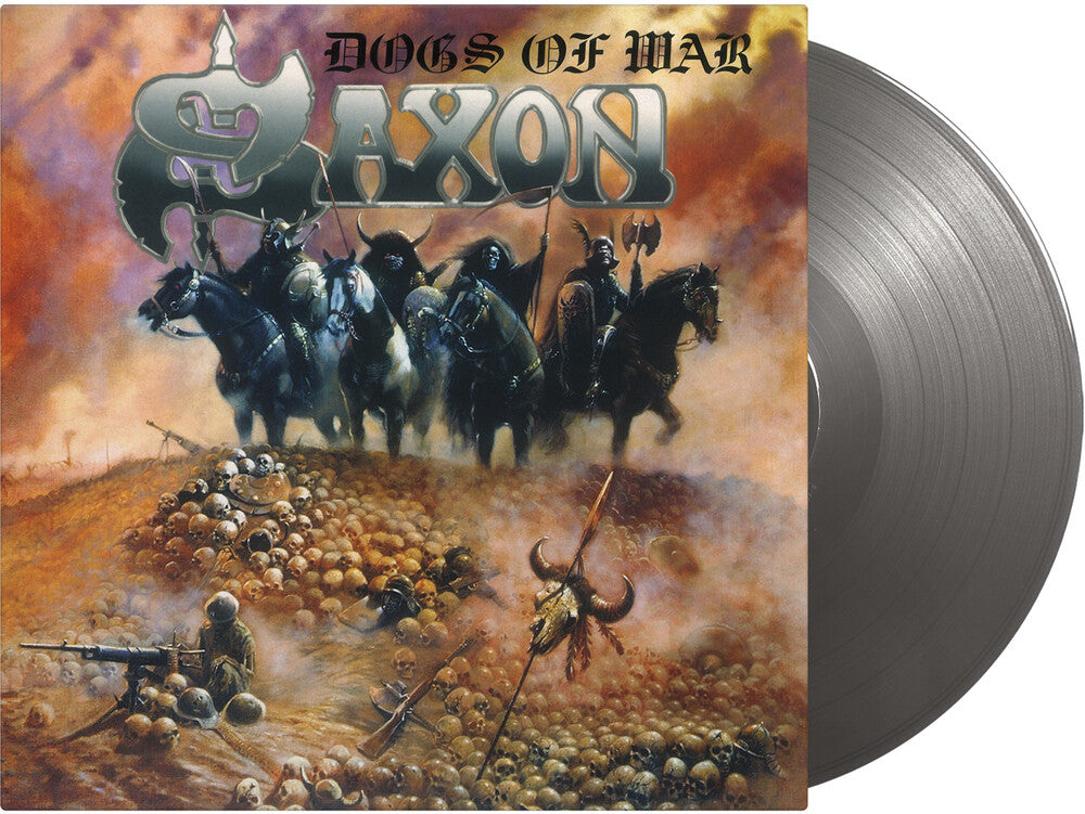 Saxon - Dogs Of War - Limited 180-Gram Silver Colored Vinyl [LP] Vinyl Record